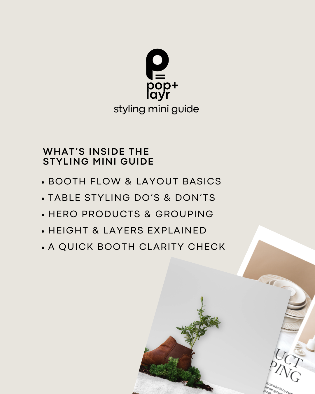 pop+layr Styling Mini Guide